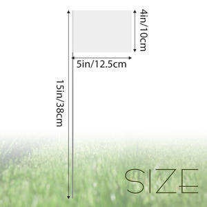 Meilleure vente de petits drapeaux de signalisation personnalisés pour l'extérieur de l'entreprise drapeaux de marquage en PVC pour l'enquête - Product Image 5