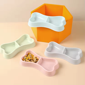 Tigela de Comida para Animais de Estimação Personalizada PP 2 em 1, Elevada e Impermeável para Cães e Gatos, Uso Externo, Portátil - Product Image 4