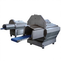 Fournisseur de grandes machines industrielles de découpe et de tranchage de viande, coupe-viande automatique pour viande congelée, bœuf, porc, pour usine de transformation alimentaire