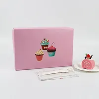 Emballage écologique pour gâteaux, mochi, beignets et churros, style durable