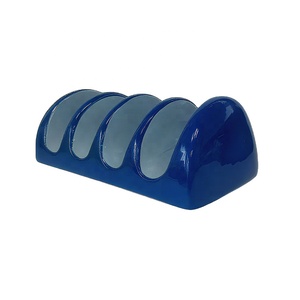 Moderno y Exclusivo Porta Tacos de Porcelana Roja Ecológica y Duradera con Logotipo Personalizado para Uso en el Hogar o Restaurantes, Diseño Mexicano Festivo - Product Image 2