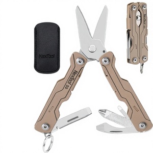 Ciseaux micro mariniers NexTool S0, mini-outil multifonction porte-clés dentelé 8-en-1, léger, pour EDC, voyage, extérieur, usage quotidien, homme, bricolage - Product Image 1