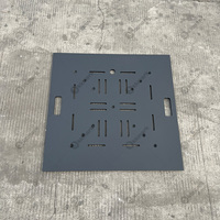 Base Multiusos KKMARK F34 de 32'' con Orificios Ranurados de 10 mm, Base de Acero para Montaje con Conectores