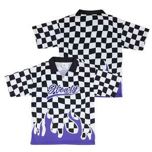 Uniforme Deportivo Sublimado, Camisetas de Fútbol Retro Clásicas Vintage, Jersey de Fútbol Personalizado con Cuello en V, Unisex, 100% Poliéster - Product Image 2