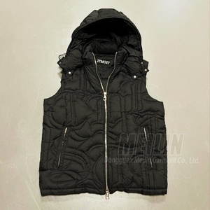 Puffer Vest High Quality Double Zipper <b>Jacket</b> Custom Warm Sleeveless Design Fashion Cut and Sew Down Puffer Men's Vest <b>Jacket</b> - Product Image 1