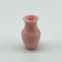 Mini vase en céramique peint à la main, minimaliste, exquis et durable, accessoires pour maison de poupée, pour arrangement floral, cadeau