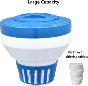 7 "hồ bơi Spa hóa chất Tablet Clo Floater Dispenser nổi hồ bơi Clo Dispenser cho 3" máy tính bảng - Product Image 2