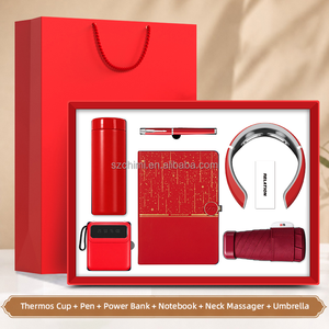 Kit Regalo Promozionale Personalizzato: Taccuino Stellato, Penna, Tumbler, Massaggiatore per il Collo, Ombrello, Power Bank, Regalo Aziendale per Dipendenti - Product Image 5