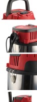 Aspirateur électrique portable professionnel K-D/W en acier inoxydable 12L/15L 1200W, avec filtre HEPA, pour usage humide/sec, idéal pour voiture et extérieur