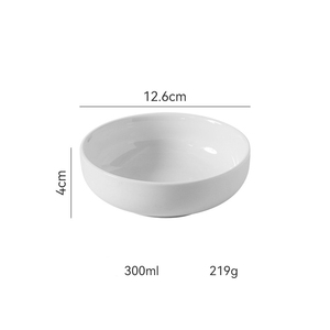 White Ceramic Dipping Sauce Dish Multi Compartment Seasoning Plate Soy Sauce Bowl for Restaurant Wholesale Custom - Product Image 6