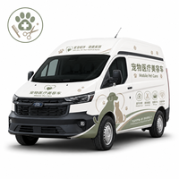Fourgonnette mobile de toilettage pour animaux et clinique médicale, 4x2, diesel, entièrement équipée