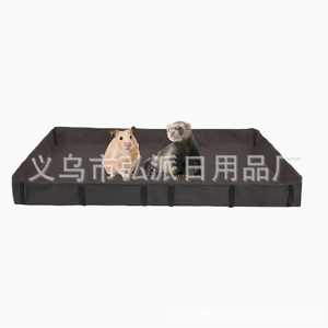 Alfombrilla para jaula de mascotas, tela Oxford, rectangular, impermeable, para cobayas, hámsteres y animales pequeños - Product Image 4