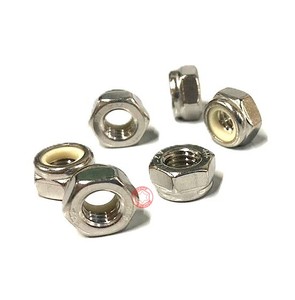 SOMOTO Taiwan SUS304 Stainless Steel <b>Lock</b> Nuts | M5 & M6 Series | Nylon Insert Self-Locking Design | High-Strength & Anti-Slip - Product Image 1