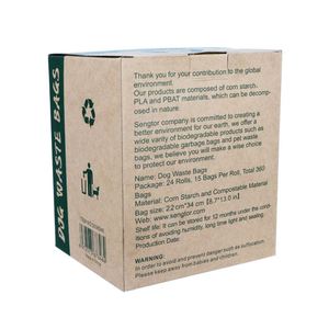 Wholesale <b>Compostable</b> Printed Biodegradable Portable Scented Dogy Poop Dog Plastic <b>Bag</b> - Product Image 2