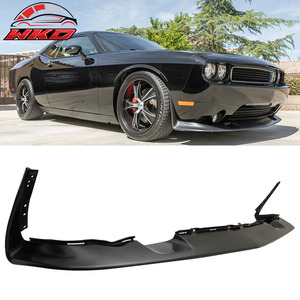 Compatible con Dodge Challenger 2011-2014, Labio de Parachoques Delantero Negro - Product Image 1
