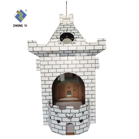 Maßge schneider tes Druckpapier Playhouse Recycelbarer Karton DIY Playhouse Castle für Kinder