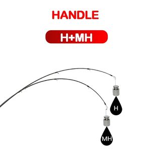 Joran Pancing Newmajor 1.83m 2.13m 2.4m 2 Seksi Karbon Tinggi MH/H untuk Spinning dan Casting, Joran Baitcasting Medium hingga Medium Heavy - Product Image 4