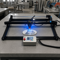 Graveur laser portable haute vitesse avec contrôle intelligent, machine de découpe laser polyvalente pour marque-pages en bois et artisanat complexe