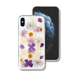 Brillo Real secada de La Flor clara suave Tpu de bricolaje teléfono caso para Iphone 12 Mini 7 8 Plus - Product Image 1