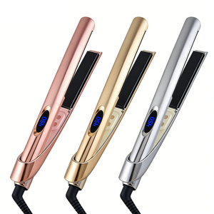 Digital Titanium Flat <b>Iron</b> With Adjustable Temperature a Great Device for Indian Hair Straightening PREMIUM MODERN AESTHETI - Product Image 1