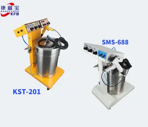 ماكينة رش المسحوق المعدني المحمولة الجديدة SMS-688 وKST-201، المعدات الأكثر مبيعًا لمصانع تصنيع الوقائق الفولاذية