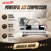 Compresseur d'air portable 12V DC pour voiture, compresseur d'air compact, pompe à air multifonctionnelle pour les urgences routières