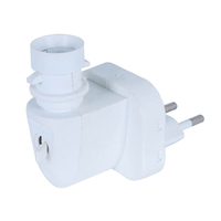 091 Guangli CE Approuvé E14 Support de Lampe de Sel avec Prise Électrique Européenne PBT 220V 240V