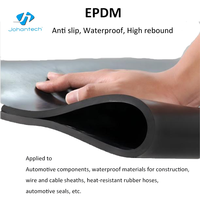 Coussin de protection en mousse EPDM à cellules fermées ignifuge Johan pour l'amortissement des batteries de véhicules électriques