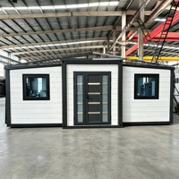 Casa Contenedor Prefabricada Expandible, Edificio Modular para Campamentos de Ingeniería, Oficina Temporal, Solución de Vivienda para Trabajadores