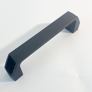 มือจับอลูมิเนียมอัลลอยด์ LS522 แบบหนา พร้อมผิวเคลือบไนลอนสีดำ สำหรับติดตั้งบนอุปกรณ์อุตสาหกรรม กล่องเครื่องมือ เครื่องจักร ประตู หน้าต่าง - Product Image 2