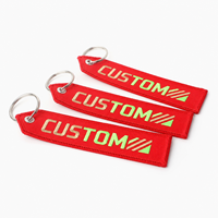 Sleutelhanger Groothandel Geen Minimum Maat Stof Geborduurde Sleutelhanger