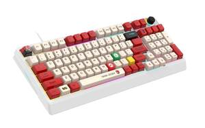 Factory Price 98 Keys Wired Game <b>Keyboard</b> Cool Orginal Gaming <b>Keyboard</b> Full Size Mechanical <b>Keyboard</b> With Knob - Product Image 2