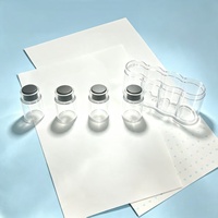 Mini tampon flash transparent compact et portable pour scrapbooking, journal et bricolage