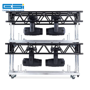 <span class=keywords><strong>Esi</strong></span>-dj buổi hòa nhạc sự kiện Đèn sân khấu gian lận hộp nhôm màu đen chiếu sáng vuông có thể điều chỉnh chiều cao giàn trước Giàn - Product Image 6