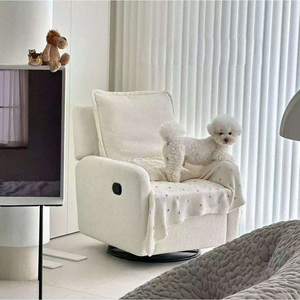 Fauteuil électrique zéro gravité, amovible et lavable, monoplace 360 °   Fauteuil à bascule rotatif - un incontournable pour les parents et les enfants - Product Image 4