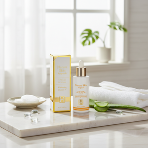 Sérum Anti-Âge Raffermissant Hydratant à la Vitamine C, Niacinamide et Arbutine 50 ml – Ampoule Coréenne Éclaircissante à l'Acide Hyaluronique - Product Image 3