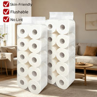 Papier toilette ultra doux et confortable, sans danger pour les égouts, jetable, prix de gros, directement de l'usine