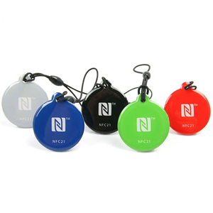 Personnalisé Programmable Médias Sociaux Étanche Autocollant Étiquette Téléphone RFID Époxy petit intelligent NFC Étiquettes Autocollant pour social - Product Image 2