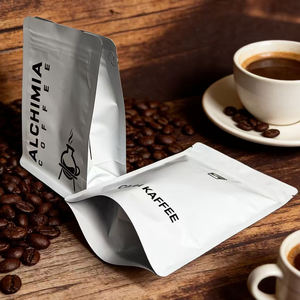 Sachets d'emballage blancs personnalisés avec impression numérique pour l'emballage de grains et de poudre de café - Product Image 5