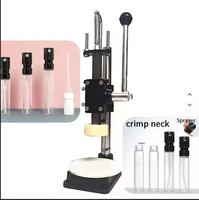 Machine manuelle de sertissage pour flacons de parfum, scelleuse de capuchons de pulvérisateur pour échantillons d'huiles essentielles