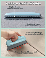 Grattoir à poussière Hairball Nettoyant réutilisable Vêtements Tapis Portable Pet Hair Lint Remover