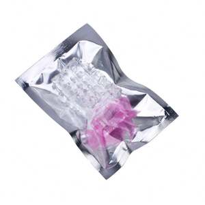 Zachte Siliconen Penis Mouw Vibrator Mannelijke Delay Ejaculatie Puntige Dildo Haan <span class=keywords><strong>Ring</strong></span> Penis G-Spot Stimulatie Vibrerende Ringen - Product Image 3