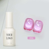 Gel UV 5-en-1 effet œil de chat pour usage professionnel en salon, sans base ni top coat, vente en gros, fabricant direct