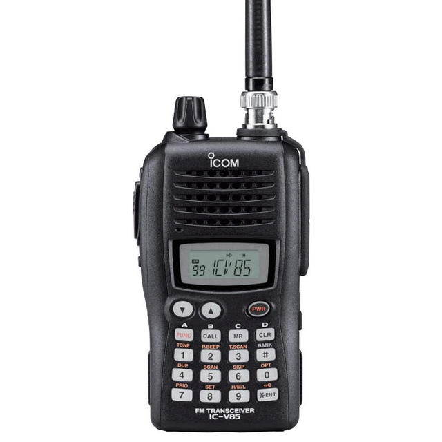 New 7W Power IC-V85 VHF 136-174 Mhz Handheld Marine Radio Walkie Talkie 10km Communication Transceiver Ham Amateur FM Radio Car