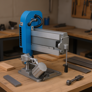 Perceuse radiale Fervi Tr01 180 avec bras et mandrin réglables pour percer le métal et le bois - Product Image 3