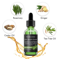 Personnalisé Ganoderma Batana Argan Castor Gingembre Science-soutenu Sérum pour les cheveux du cuir chevelu Favorise Visiblement-Épais Léger