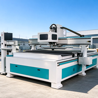 Routeur CNC à bois ATC 2130 1325 compatible avec les perceuses et les chargeurs/déchargeurs automatiques pour la production de meubles sur mesure et d'armoires