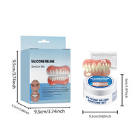 Produit phare : Ensemble de prothèses dentaires en silicone pour diverses dents, améliorant l'esthétique du sourire, avec installation confortable et pratique
