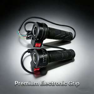 Poignée d'accélérateur étanche 123 vitesses pour vélo électrique, régulateur de vitesse, accessoires de poignée de direction pour tricycle électrique, vente en gros - Product Image 3