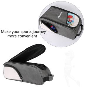 Bolsa para Zapatos de Golf de Material PU Personalizada, con Cierre de Cremallera, Impermeable, para Almacenamiento de Zapatos Deportivos, 39*39*39cm, Portátil, para Viajes, con Características Disponibles - Product Image 2